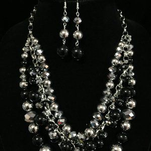 [FYWH] Fame NEW Zi Collection Necklace and Earrings Set